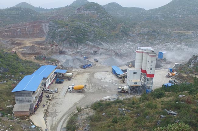 湖南永州时产300吨机制砂石生产线