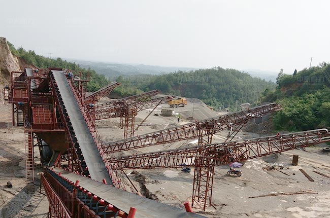江西九江时产500吨砂石生产线
