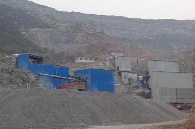 湖北荆门时产500吨石子加工生产线