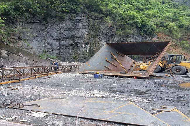 重庆市巫山县时产500吨骨料生产线