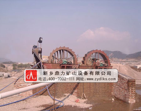 轮钭式洗砂机