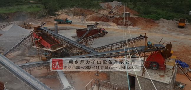 广西南宁时产600吨砂石骨料生产线