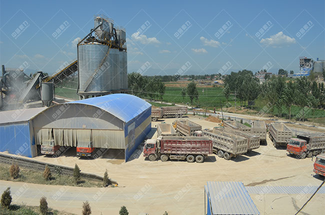 河北邢台时产800吨骨料生产线案例展示2