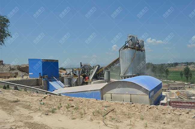 河北邢台时产800吨骨料生产线现场案例展示