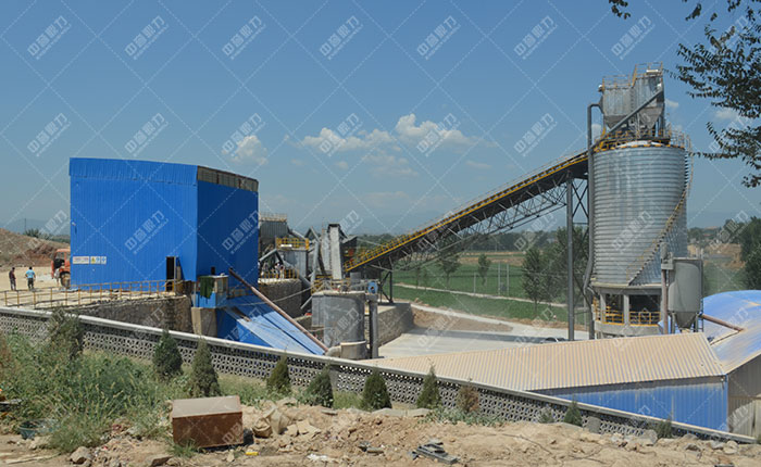 河北邢台时产800吨骨料生产线