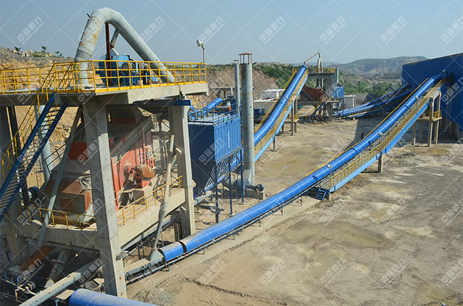 河北邯郸时产300吨破碎生产线案例展示2