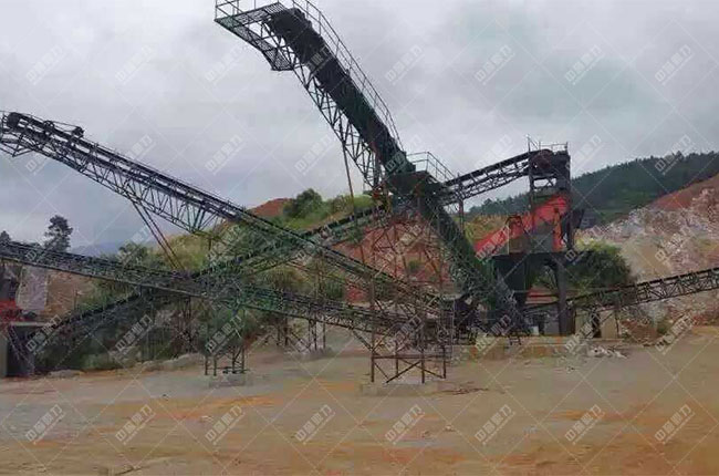 江西萍乡时产800-1000吨石料生产线现场案例展示2