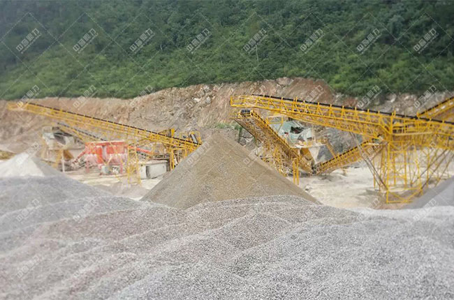 贵州惠水满告时产1000吨砂石生产线案例展示6
