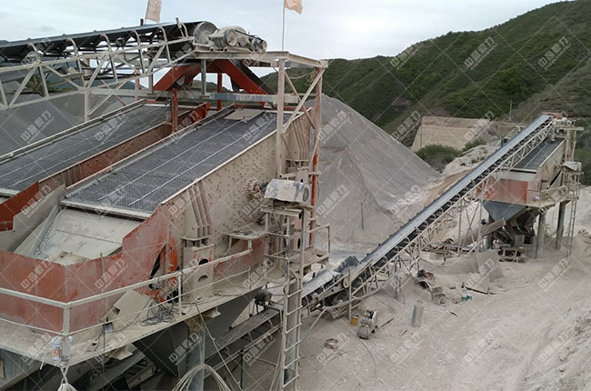 宁夏固原时产800吨石料生产线展示图5