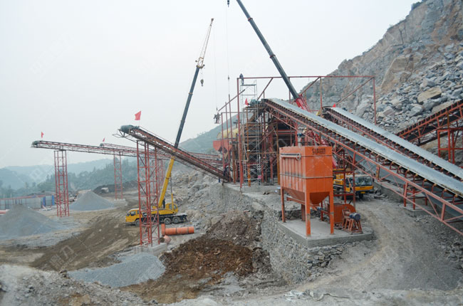 河南荥阳时产1000吨砂石骨料生产线工程案例