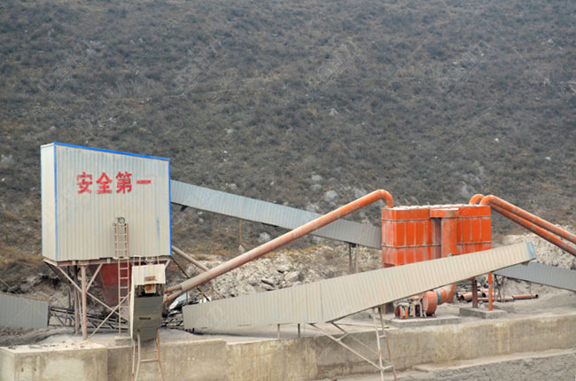 荥阳大雁石料厂时产700吨砂石骨料生产线