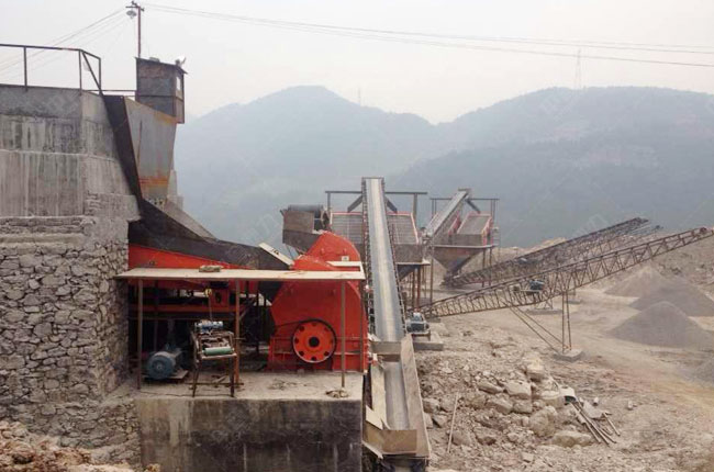 浙江湖州时产1200吨石子生产线