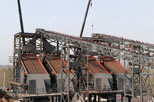 山东枣庄金玺泰集团时产2500吨石灰石生产线