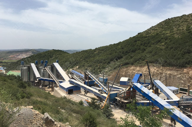 山西壶关县欣兴建材时产800吨制砂生产线