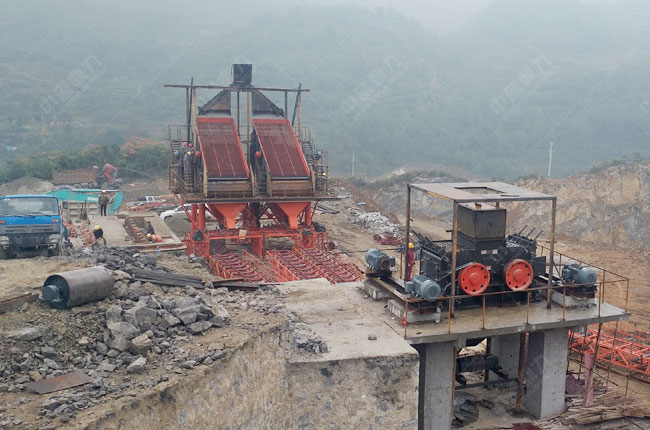 四川川东环保开发有限公司时产300吨砂石生产线