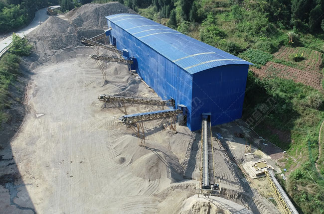四川达州青山矿业时产500吨砂石生产线