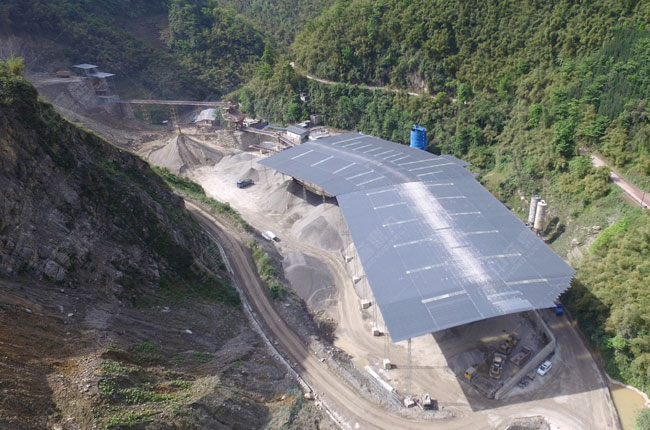 四川沐川县河口采石场时产400-500生产线