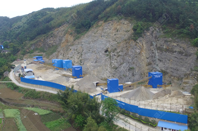 四川宜宾和顺建材时产600吨砂石骨料生产线