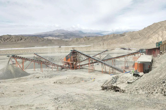 新疆中交隧道工程局有限公司时产150吨石料生产线