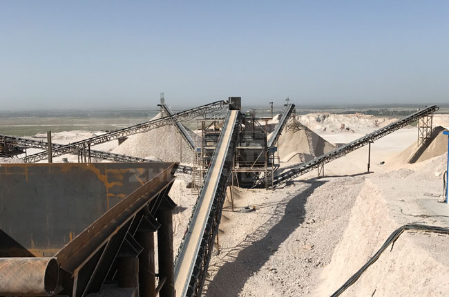 新疆库尔勒时产500吨石灰石生产线