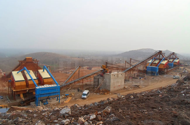 安徽淮北大菲石料厂时产1500吨骨料生产线