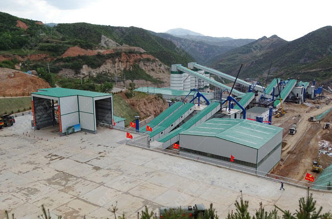 甘肃平凉新河矿业年产400万吨砂石骨料生产线