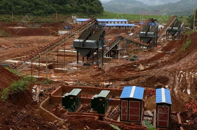 云南普洱市椿林矿业时产700吨石子生产线