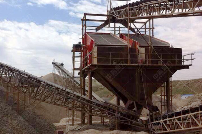 甘肃兰州时产500吨砂石生产线