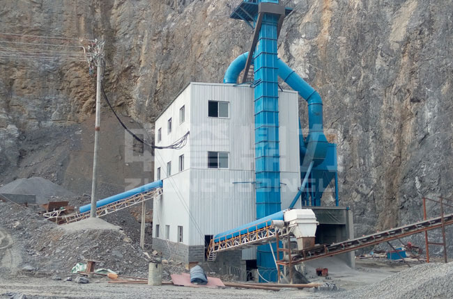 湖南吉吴氏矿业时产120吨干式制砂楼