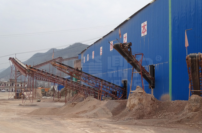 湖北省宜昌市时产300吨砂石生产线